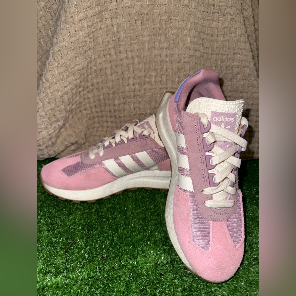 Light Pink Women Adidas Sneakers